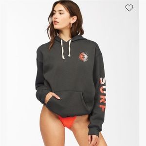 Billabong hoodie sweatshirt pullover ultra soft summer beach surf XS top cozy